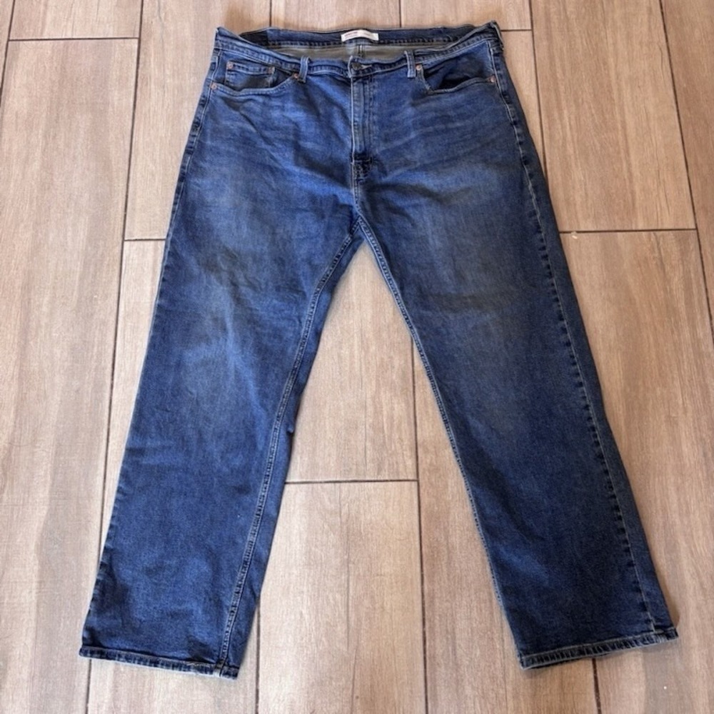 Men's Levi Strauss Signature Jeans 40x30 Straight Blue Jeans WPL423